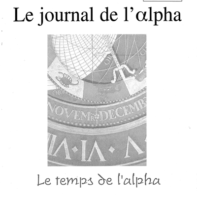 Journal de l’alpha 130 : Le temps de l’alpha (septembre 2002)
